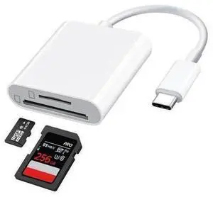 USB C SD Card Reader Dongle(2in1)Type-C Multiport Micro SD TF Camera Memory Adapter C Flash Drive 3.0 Macbook Pro Compatible for Galaxy S22 S23 Ultra Google Apple IPhone15 Pro Max Plus IPad Pro Air USB C SD Card Reader Dongle(2in1)Type-C Multiport Micro SD TF Camera Memory Adapter C Flash Drive 3.0 Macbook Pro Compatible for Galaxy S22 S23 Ultra Google Apple IPhone15 Pro Max Plus IPad Pro Air
