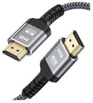 4K HDMI Cable, 1.5FT High Speed 18Gbps HDMI 2.0 Braided Cord-Supports (4K 60Hz HDR,Video 4K 2160p 1080p 3D HDCP 2.2 ARC-Compatible with Ethernet PS4/3 4K Monitor Projector ect 4K HDMI Cable, 1.5FT High Speed 18Gbps HDMI 2.0 Braided Cord-Supports (4K 60Hz HDR,Video 4K 2160p 1080p 3D HDCP 2.2 ARC-Compatible with Ethernet PS4/3 4K Monitor Projector ect