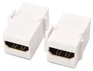 (2-pack) gold-plated hdmi keystone jack insert (2-pack) gold-plated hdmi keystone jack insert