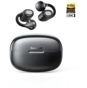 Tronsmart Open Ear Wireless Headphones,Clip On Ear buds, Hi-Res LDAC Bluetooth 6.0 Clip-On Headphones 32H Playtime, Secure Fit Sports Earbuds with Mic, Dual Device Connection for Running Workout Tronsmart Open Ear Wireless Headphones,Clip On Ear buds, Hi-Res LDAC Bluetooth 6.0 Clip-On Headphones 32H Playtime, Secure Fit Sports Earbuds with Mic, Dual Device Connection for Running Workout