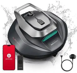 Ultenic Pooleco 10s Cordless Robotic Pool Cleaner 90 Mins Runtime,LED Indicator, Self-Parking 2.5H Fast Charge,App & Remote Support,Covers Up To 850 Sq.Ft Pool for Above Ground & Inground Pools Ultenic Pooleco 10s Cordless Robotic Pool Cleaner 90 Mins Runtime,LED Indicator, Self-Parking 2.5H Fast Charge,App & Remote Support,Covers Up To 850 Sq.Ft Pool for Above Ground & Inground Pools