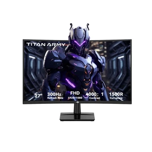 Titan Army C27A1H 27" FHD 300Hz 1ms GTG Curved Gaming Monitor, 1500R, 4000:1 Contrast, HDR10, 99% sRGB, 1.07B Colors, Adaptive Sync, PIP/PBP, Crosshair, Night Vision, VESA 100x100mm Titan Army C27A1H 27" FHD 300Hz 1ms GTG Curved Gaming Monitor, 1500R, 4000:1 Contrast, HDR10, 99% sRGB, 1.07B Colors, Adaptive Sync, PIP/PBP, Crosshair, Night Vision, VESA 100x100mm