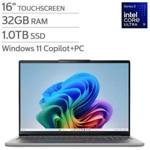 Lenovo IdeaPad Pro 5i 16" TouchScreen Laptop - Intel Core Ultra 9 386H Processor - NVIDIA GeForce RTX 5050 - 32GB RAM - 1TB SSD - Windows 11 Home Lenovo IdeaPad Pro 5i 16" TouchScreen Laptop - Intel Core Ultra 9 386H Processor - NVIDIA GeForce RTX 5050 - 32GB RAM - 1TB SSD - Windows 11 Home