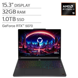 Lenovo Legion 5 15.3" Gaming Laptop - Ryzen AI 9 465 - GeForce RTX 5070 - WQXGA (2560 x 1600) - 32GB RAM - 1TB SSD - Windows 11 Home Lenovo Legion 5 15.3" Gaming Laptop - Ryzen AI 9 465 - GeForce RTX 5070 - WQXGA (2560 x 1600) - 32GB RAM - 1TB SSD - Windows 11 Home