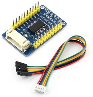 AJMRTC MCP23017 IO Expansion Board, I2C Interface 16 Channel Digital IO Expander Module, Expand 16 I/O Pins for Raspberry Pi, STM32 Microcontroller, GPIO Extension Carrier Board AJMRTC MCP23017 IO Expansion Board, I2C Interface 16 Channel Digital IO Expander Module, Expand 16 I/O Pins for Raspberry Pi, STM32 Microcontroller, GPIO Extension Carrier Board