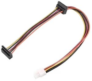 AJMRTC ATX Motherboard 4Pin to 2-Port SATA Hard Drive Power Adapter Cable, 18AWG Internal Serial ATA Power Cord for IPC and Tax Controller, 4Pin Header to Dual SATA Power Breakout Cable AJMRTC ATX Motherboard 4Pin to 2-Port SATA Hard Drive Power Adapter Cable, 18AWG Internal Serial ATA Power Cord for IPC and Tax Controller, 4Pin Header to Dual SATA Power Breakout Cable