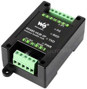 AJMRTC Industrial-Grade Isolated 2-Way RS485 Hub Repeater, RS485-HUB-2P 1 In to 2 Out RS485 Bus Splitter, Isolated RS485 Signal Amplifier for Long-Distance Industrial Communication, Production PN: RS4 AJMRTC Industrial-Grade Isolated 2-Way RS485 Hub Repeater, RS485-HUB-2P 1 In to 2 Out RS485 Bus Splitter, Isolated RS485 Signal Amplifier for Long-Distance Industrial Communication, Production PN: RS4