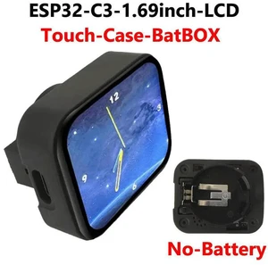 AJMRTC ESP32-C3 Mini TV BatBOX with Case, 1.69" ST7789 Touch LCD 240×280, LVGL Astronaut Clock, Buzzer, IoT Embedded GUI Development Board AJMRTC ESP32-C3 Mini TV BatBOX with Case, 1.69" ST7789 Touch LCD 240×280, LVGL Astronaut Clock, Buzzer, IoT Embedded GUI Development Board