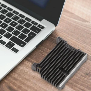 AJMRTC Aluminum Alloy Enclosure for Model B, Passive Cooling Protective Shell, Metal Case with Heat Dissipation Design for Model B Single Board Computer AJMRTC Aluminum Alloy Enclosure for Model B, Passive Cooling Protective Shell, Metal Case with Heat Dissipation Design for Model B Single Board Computer