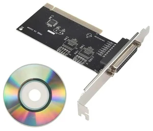 AJMRTC PCI Expansion Controller Card, PCI to DB25 25Pin Parallel LPT Printer Port Adapter Card, Desktop PCI LPT Interface Card for Old Printer and Industrial Parallel Device Connection AJMRTC PCI Expansion Controller Card, PCI to DB25 25Pin Parallel LPT Printer Port Adapter Card, Desktop PCI LPT Interface Card for Old Printer and Industrial Parallel Device Connection