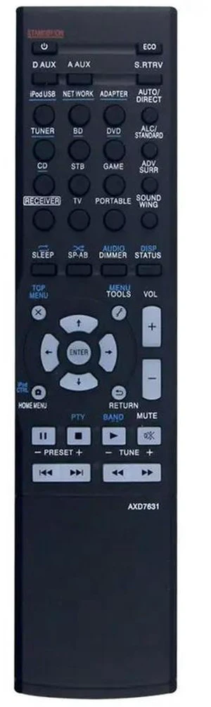 AJMRTC AXD7631 Replacement Remote Control, Infrared Remote Compatible with Pioneer AV Receiver VSX-S300, VSX-S310, VSX-S300-S, VSX-S500-S, VSX-S500-K, VSX-S300-K/SYXCN, Plug & Play AJMRTC AXD7631 Replacement Remote Control, Infrared Remote Compatible with Pioneer AV Receiver VSX-S300, VSX-S310, VSX-S300-S, VSX-S500-S, VSX-S500-K, VSX-S300-K/SYXCN, Plug & Play
