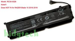 NEW RC30-0328 RZ09-0328 RZ09-03304x Battery For Razer Blade 15 Base Edition 2020 2021 Series (Does NOT fit for Blade 15 2018 2019) NEW RC30-0328 RZ09-0328 RZ09-03304x Battery For Razer Blade 15 Base Edition 2020 2021 Series (Does NOT fit for Blade 15 2018 2019)
