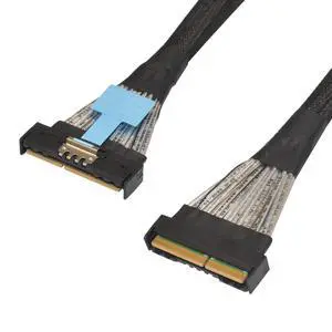 LetLinkSo PCIe 5.0 MCIO 124-Pin x16 Cable (Male to Male), Gen 5 32GT/s High-Speed Interconnect for Server Motherboard & NVMe Expansion, 1.6 feet (50 cm) LetLinkSo PCIe 5.0 MCIO 124-Pin x16 Cable (Male to Male), Gen 5 32GT/s High-Speed Interconnect for Server Motherboard & NVMe Expansion, 1.6 feet (50 cm)