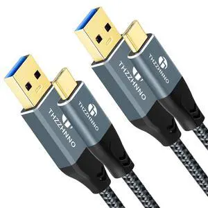 USB A to USB C Cable 6.6FT 2Pack USB 3.1 USB 3.2 Gen2 10Gbps Data Transfer Cord for Galaxy/iPhone 15/ Pro/ Pro USB A to USB C Cable 6.6FT 2Pack USB 3.1 USB 3.2 Gen2 10Gbps Data Transfer Cord for Galaxy/iPhone 15/ Pro/ Pro