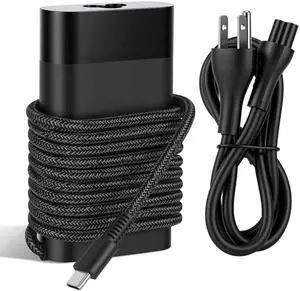 Replacement 65W USB C Laptop Charger Compatible with HP Spectre X360 Elitebook x360 Envy X360s Chromebook X360s OmniBook ZBook ProBook Pavilion Replacement Adapter with Power Cord Replacement 65W USB C Laptop Charger Compatible with HP Spectre X360 Elitebook x360 Envy X360s Chromebook X360s OmniBook ZBook ProBook Pavilion Replacement Adapter with Power Cord