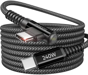 240W USB C to USB C Cable Fast Charging 10FT Right Angle USBC to USBC Fast Type C Charging Cable Fits iPhone 16 Pro Max Plus iPhone 15 Air/Pro Pro Pixel All Devices Black 240W USB C to USB C Cable Fast Charging 10FT Right Angle USBC to USBC Fast Type C Charging Cable Fits iPhone 16 Pro Max Plus iPhone 15 Air/Pro Pro Pixel All Devices Black