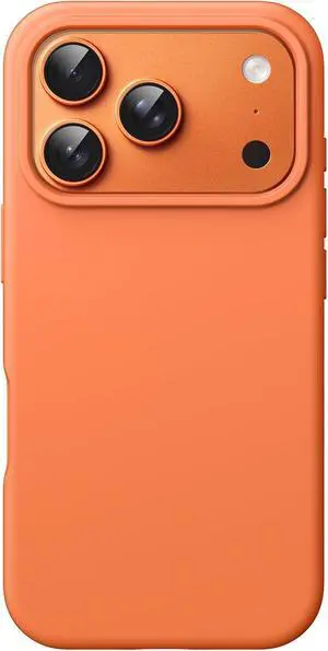 Liquid Silicone Case for iPhone 17 Pro Max 6.9-Inch Silky Soft Touch Full-Body Protection Anti-Scratch Shockproof Phone Cover with Microfiber Lining (Orange) Liquid Silicone Case for iPhone 17 Pro Max 6.9-Inch Silky Soft Touch Full-Body Protection Anti-Scratch Shockproof Phone Cover with Microfiber Lining (Orange)
