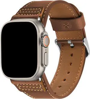 Leather Bands Compatible with Watch Strap 49mm 46mm 45mm 44mm 42mm 41mm 40mm for Men Top Genuine Leather Replacement Straps for iWatch Ultra3/2/1 SE3/2/1 Series 11 10 9 8 7 6 5 4 3 Leather Bands Compatible with Watch Strap 49mm 46mm 45mm 44mm 42mm 41mm 40mm for Men Top Genuine Leather Replacement Straps for iWatch Ultra3/2/1 SE3/2/1 Series 11 10 9 8 7 6 5 4 3