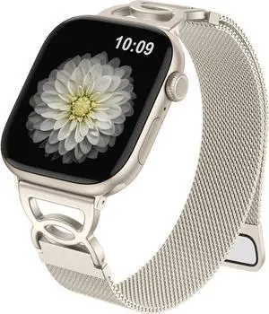 Slim Milanese loop Compatible with Watch Bands 40mm 41mm 38mm 42mm 44mm 45mm 46mm 49mm Women Thin Stainless Steel Mesh Loop Magnetic Wristbands for iWatch SE3 Series 11 10 9 8 7 6 5 4 3 Slim Milanese loop Compatible with Watch Bands 40mm 41mm 38mm 42mm 44mm 45mm 46mm 49mm Women Thin Stainless Steel Mesh Loop Magnetic Wristbands for iWatch SE3 Series 11 10 9 8 7 6 5 4 3