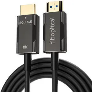 Fiber HDMI 2.1 Cable 48Gbps Full Speed Long Gaming HDMI Cord Ofiice Commercial USE Long HDMI Cable (Directional-Fiber 10ft) Fiber HDMI 2.1 Cable 48Gbps Full Speed Long Gaming HDMI Cord Ofiice Commercial USE Long HDMI Cable (Directional-Fiber 10ft)