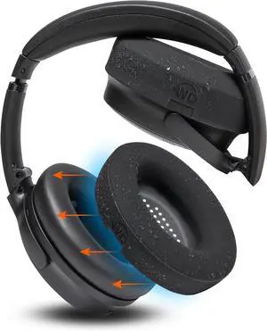 SweatZ QuietComfort - Patented Earpad Covers for QuietComfort 45 35 35ii QC2 QC25 QC15 AE2 AE2i SoundTrue SoundLink by Wicked Cushions | Sweatproof & Easily Washable | Black SweatZ QuietComfort - Patented Earpad Covers for QuietComfort 45 35 35ii QC2 QC25 QC15 AE2 AE2i SoundTrue SoundLink by Wicked Cushions | Sweatproof & Easily Washable | Black