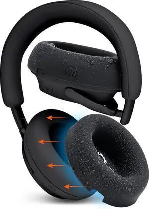 SweatZ QC Ultra Patented Protective Earpad Covers Compatible with QuietComfort Ultra Gen 1 & Gen 2 by Wicked Cushions | Sweatproof & Washable | Black SweatZ QC Ultra Patented Protective Earpad Covers Compatible with QuietComfort Ultra Gen 1 & Gen 2 by Wicked Cushions | Sweatproof & Washable | Black