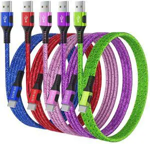 USB to USB C Cable 3FT 5Pack Fast Charging, Braided Car Carplay Cable for iPhone 17/17 Pro/17 Pro Max/16/16 Pro/16 Pro Max, Samsung Galaxy S25 S24 S23 S22 A17 A16 A15 USB to USB C Cable 3FT 5Pack Fast Charging, Braided Car Carplay Cable for iPhone 17/17 Pro/17 Pro Max/16/16 Pro/16 Pro Max, Samsung Galaxy S25 S24 S23 S22 A17 A16 A15