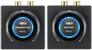 Wireless Audio Transmitter Receiver Set (1 TX + 1 RX) for TV Wireless Audio Adapter with RCA/AUX out, 25ms Low Latency 262ft Long Range, for TV/Soundbar/Powered Speakers/Amplifier Wireless Audio Transmitter Receiver Set (1 TX + 1 RX) for TV Wireless Audio Adapter with RCA/AUX out, 25ms Low Latency 262ft Long Range, for TV/Soundbar/Powered Speakers/Amplifier