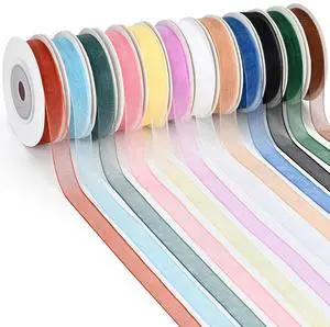 12 Colors Organza Ribbon, 3/8 Inch 120 Yards Total, Sheer Ribbon Set | Ribbon Set for Gift Wrapping, Wedding Decoration, Craft Projects, Hair Bows & Flower Bouquets 12 Colors Organza Ribbon, 3/8 Inch 120 Yards Total, Sheer Ribbon Set | Ribbon Set for Gift Wrapping, Wedding Decoration, Craft Projects, Hair Bows & Flower Bouquets