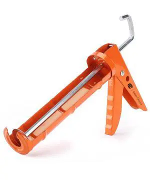 10:1 Thrust Ratio, Orange, No Drip Sealant Gun | Silicone Application Tool for Home Repair, Bathroom and Kitchen Sealing Work 10:1 Thrust Ratio, Orange, No Drip Sealant Gun | Silicone Application Tool for Home Repair, Bathroom and Kitchen Sealing Work