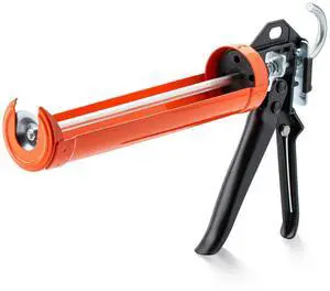12:1 Thrust Ratio, Black & Orange, Caulking Tool Gun, Caulk Gun No Drip, Hand Caulking Guns, Silicone Gun, Caulking Gun Tool, No Drip Caulk Gun 12:1 Thrust Ratio, Black & Orange, Caulking Tool Gun, Caulk Gun No Drip, Hand Caulking Guns, Silicone Gun, Caulking Gun Tool, No Drip Caulk Gun