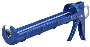 Standard Caulking Gun 3:1 Thrust Ratio 10 oz. Capacity All-Steel Welded Frame, Smooth Rod Cradle, No-Drip Sealant Applicator for Precision Caulking Standard Caulking Gun 3:1 Thrust Ratio 10 oz. Capacity All-Steel Welded Frame, Smooth Rod Cradle, No-Drip Sealant Applicator for Precision Caulking