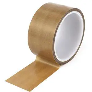 Teflone Tape PTFE Glass Cloth Coated, (2-inch x 33 Feet x 0.18mm) High Temperature Fiberglass Adhesive Tape for Vacuum Sealer Machine Teflone Tape PTFE Glass Cloth Coated, (2-inch x 33 Feet x 0.18mm) High Temperature Fiberglass Adhesive Tape for Vacuum Sealer Machine