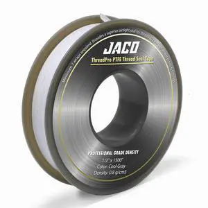 ThreadPro High-Density Thread Seal Tape - 1/2" x 125 ft. (Mega Roll) | Professional PTFE Pipe Sealant | Plumbers Tape ThreadPro High-Density Thread Seal Tape - 1/2" x 125 ft. (Mega Roll) | Professional PTFE Pipe Sealant | Plumbers Tape