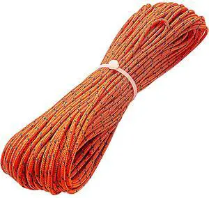 1.8mm Fluorescent Reflective Guyline Tent Rope Camping Cord Paracord 65 Feet (Orange, 20m) 1.8mm Fluorescent Reflective Guyline Tent Rope Camping Cord Paracord 65 Feet (Orange, 20m)