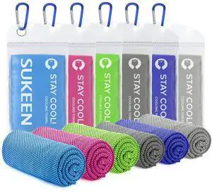 Cooling Towels(40"x12") for Neck & Head, Soft Breathable Chilly Towel for Yoga, Golf, Gym, Camping, Running, Workout & More Activities Cooling Towels(40"x12") for Neck & Head, Soft Breathable Chilly Towel for Yoga, Golf, Gym, Camping, Running, Workout & More Activities