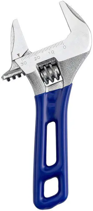 Large Opening Adjustable Wrench Spanner with Short Handle 5''(Max Opening: 30mm/1.2 inch) Large Opening Adjustable Wrench Spanner with Short Handle 5''(Max Opening: 30mm/1.2 inch)