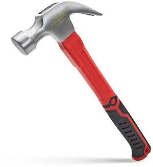 16oz Claw Hammer, Heavy Duty Hammer with Straight Rip Claw | Soft Grip Handle, Smooth Face Big Hammer for Carpentry, Framing, Nail Removal, Home Renovation, Construction, Woodworking 16oz Claw Hammer, Heavy Duty Hammer with Straight Rip Claw | Soft Grip Handle, Smooth Face Big Hammer for Carpentry, Framing, Nail Removal, Home Renovation, Construction, Woodworking