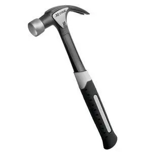 Steel Curved Claw Hammer 16oz, Solid One Piece Steel Heavy Duty Curved Hammer, Shock-Absorbing Handle Design, Ergonomic Comfortable Grip, Enhanced Leverage for Nail Pulling Steel Curved Claw Hammer 16oz, Solid One Piece Steel Heavy Duty Curved Hammer, Shock-Absorbing Handle Design, Ergonomic Comfortable Grip, Enhanced Leverage for Nail Pulling