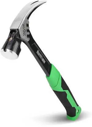 20 oz Claw Hammer with Magnetic Nail Holder, Straight Rip Claw Hammer with Shock-Absorbing Handle, Heavy Duty One-piece Forged Hammer 20 oz Claw Hammer with Magnetic Nail Holder, Straight Rip Claw Hammer with Shock-Absorbing Handle, Heavy Duty One-piece Forged Hammer