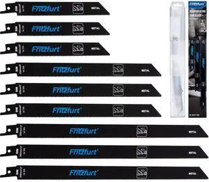 9PCS Reciprocating Saw Blades Set, Metal Saw Blades Premium Bi-Metal 6" & 9" & 12" Metal Cutting Saw Blades with Storage Box, Long-Lasting Pruning Blades 9PCS Reciprocating Saw Blades Set, Metal Saw Blades Premium Bi-Metal 6" & 9" & 12" Metal Cutting Saw Blades with Storage Box, Long-Lasting Pruning Blades