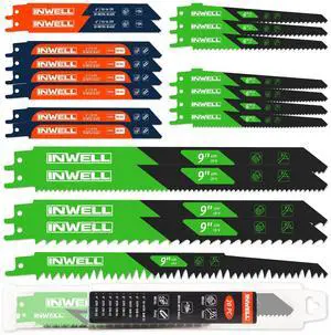 20-Piece Reciprocating Saw Blade Set, Professional Cutting Tool Kit for Tree Pruning, Metal Cutting and Common Materials in Homemade DIY Projects 20-Piece Reciprocating Saw Blade Set, Professional Cutting Tool Kit for Tree Pruning, Metal Cutting and Common Materials in Homemade DIY Projects