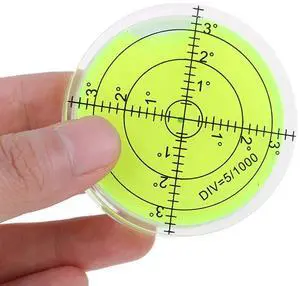 Bubble Spirit Level 60x12mm Degree Marked Surface Circular Level Round Levels Bubble Measuring Layout Tools Bubble Spirit Level 60x12mm Degree Marked Surface Circular Level Round Levels Bubble Measuring Layout Tools