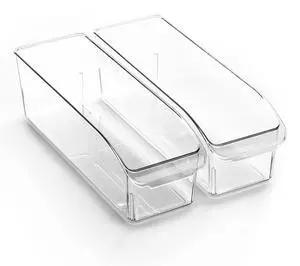 Plastic Storage Bins, Small | THE CURVE COLLECTION | Multi-Use Organizer Bins | Storage Containers Kitchen, Pantry and Home Organization | Fridge Organizers | Pantry Organization and Storage Plastic Storage Bins, Small | THE CURVE COLLECTION | Multi-Use Organizer Bins | Storage Containers Kitchen, Pantry and Home Organization | Fridge Organizers | Pantry Organization and Storage