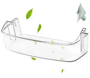 WPW10430639 W10324876 Freezer Door Shelf Bin | Compatible with Whirlpool Ken-more Refrigerator Door Shelves, Fit for Freezer Side Door (transparent), Send Scouring Pad WPW10430639 W10324876 Freezer Door Shelf Bin | Compatible with Whirlpool Ken-more Refrigerator Door Shelves, Fit for Freezer Side Door (transparent), Send Scouring Pad