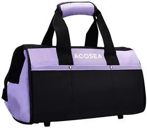 13 Inch Purple Tool Bag | Wide Mouth Open Tool Organizer with 12 Storage Pockets,Made with Strong,Sturdy,Water Resistant Material 13 Inch Purple Tool Bag | Wide Mouth Open Tool Organizer with 12 Storage Pockets,Made with Strong,Sturdy,Water Resistant Material