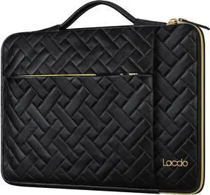 360° Protective 15-15.6 Inch Laptop Sleeve Case for Acer HP Dell ASUS Laptop, Acer Aspire 15, HP Pavilion/Envy 15, Dell Inspiron 15, ThinkPad/IdeaPad 15, ASUS Zenbook Computer Bag, Elegant Black 360° Protective 15-15.6 Inch Laptop Sleeve Case for Acer HP Dell ASUS Laptop, Acer Aspire 15, HP Pavilion/Envy 15, Dell Inspiron 15, ThinkPad/IdeaPad 15, ASUS Zenbook Computer Bag, Elegant Black