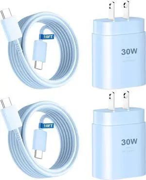Phone 17 16 15 Charger Fast Charging,30W USB C Phone 17 16 15 Pro Max Charger Block &10FT Long Type C Cable Cord for i.Phone 17/Air/17 Pro/17 Pro Max/16/16 Plus/16 Pro/16 Pro Max/15/15 Pro Max,Blue Phone 17 16 15 Charger Fast Charging,30W USB C Phone 17 16 15 Pro Max Charger Block &10FT Long Type C Cable Cord for i.Phone 17/Air/17 Pro/17 Pro Max/16/16 Plus/16 Pro/16 Pro Max/15/15 Pro Max,Blue