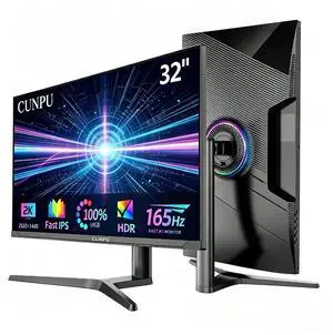 CUNPU 32 inch Gaming Monitor QHD 165Hz, 32" 2K 165Hz Computer Monitor 2560x1440p, Compatible with 2K 165Hz/2K 144Hz/FHD 165Hz/FHD 144Hz 1ms, IPS, HDR10 CUNPU 32 inch Gaming Monitor QHD 165Hz, 32" 2K 165Hz Computer Monitor 2560x1440p, Compatible with 2K 165Hz/2K 144Hz/FHD 165Hz/FHD 144Hz 1ms, IPS, HDR10