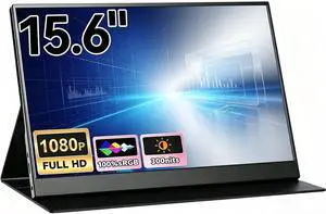 Portable-Monitor-for-Lapto - 15.6'' 1080P FHD IPS Display USB-C HDMI Portable Monitor for Laptop with Cover and Speakers External Monitor for Laptop/PC/Mac/Phone/PS4 Certified Refurbished Portable Mon Portable-Monitor-for-Lapto - 15.6'' 1080P FHD IPS Display USB-C HDMI Portable Monitor for Laptop with Cover and Speakers External Monitor for Laptop/PC/Mac/Phone/PS4 Certified Refurbished Portable Mon